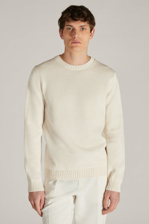 Knitted Cotton Crewneck