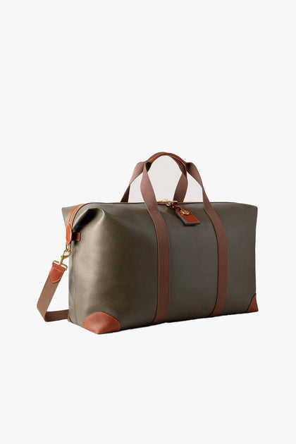 Mulberry Clipper Weekend Bag Mulberry Medium Brown Clipper Holdall