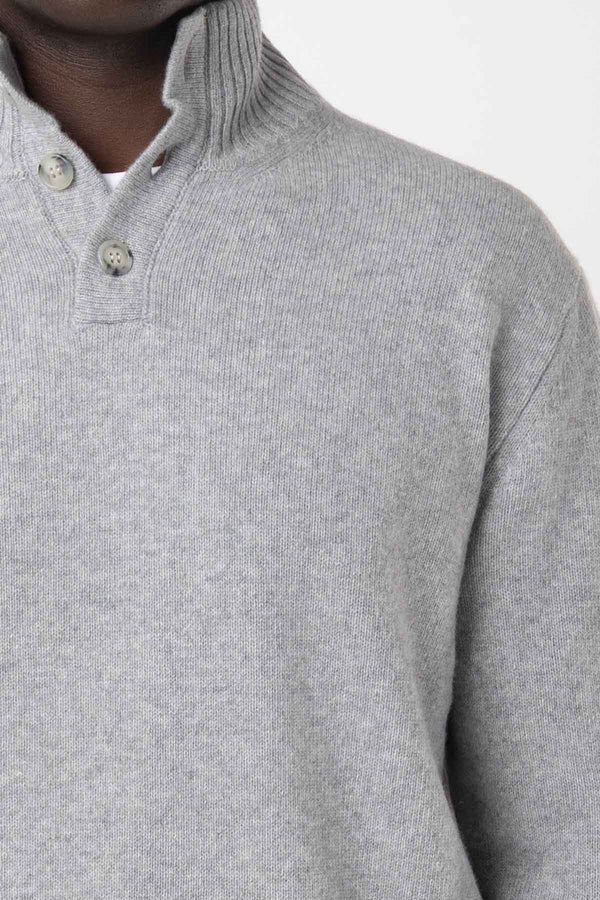 Manifattura Merino/Cashmere Open Collar Shirt