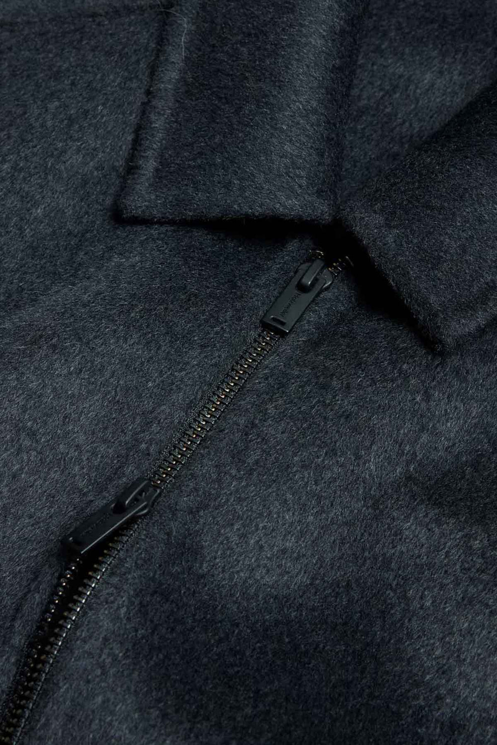 Chive Zip-Up Wool Jacket
