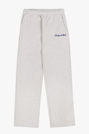 Signature Logo Embroidered Wide Sweatpant