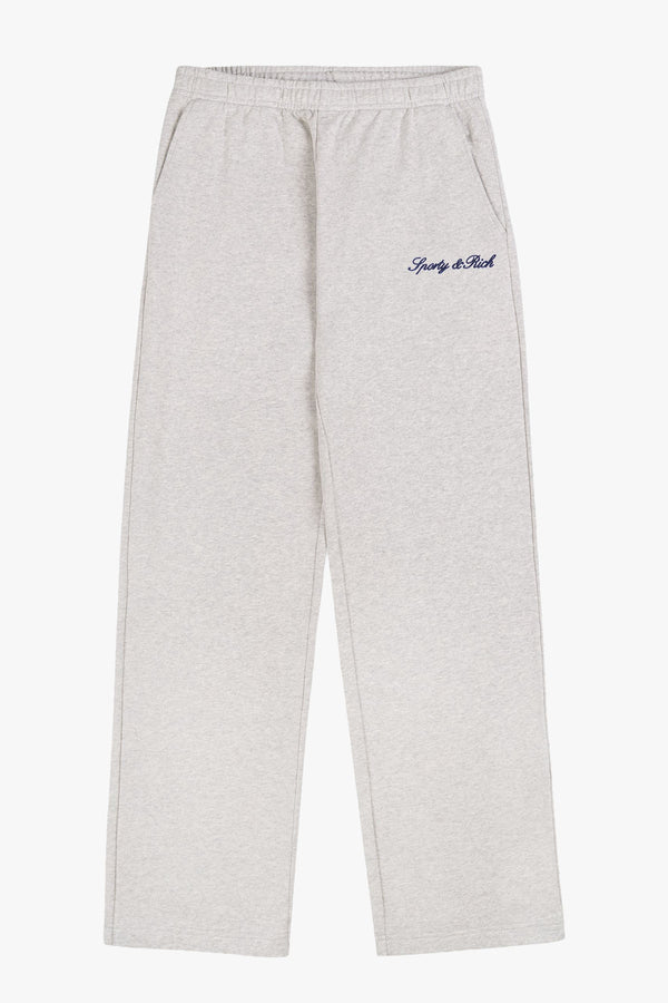 Signature Logo Embroidered Wide Sweatpant