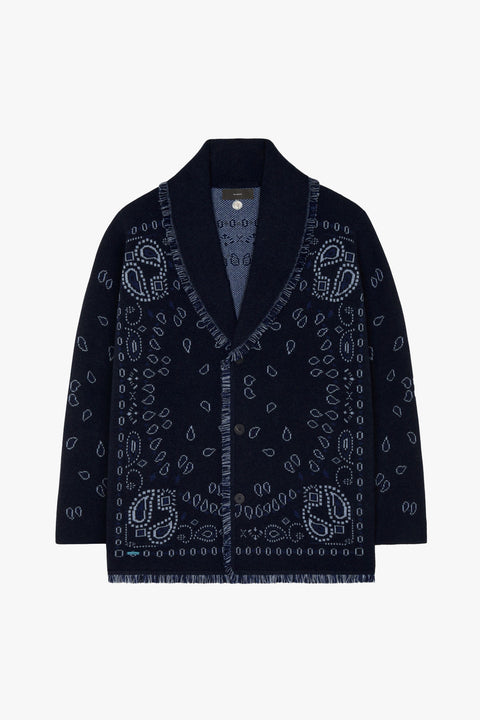 BANDANA JACQUARD CARDIGAN