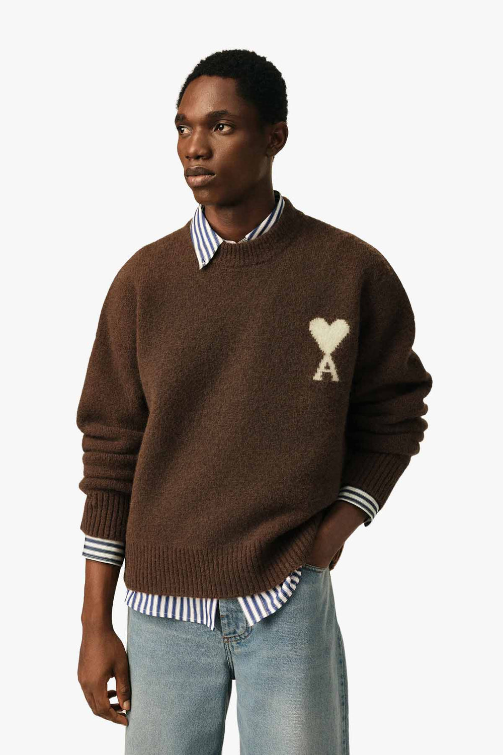 AMI DE COEUR ALPACA POLO SWEATER