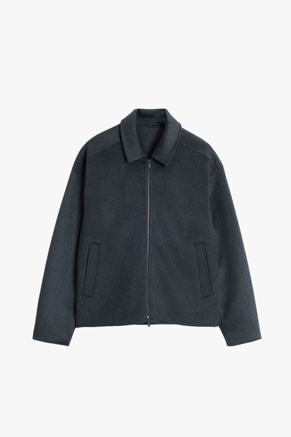 Chive Zip-Up Wool Jacket