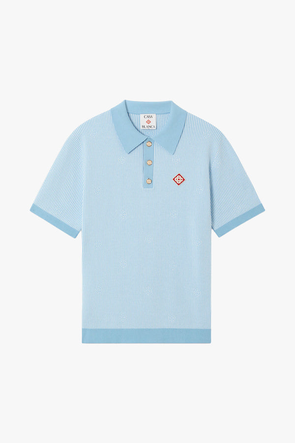 PINSTRIPE POLO SHIRT