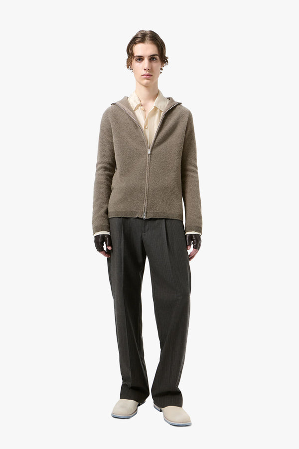Line Zip Cardigan