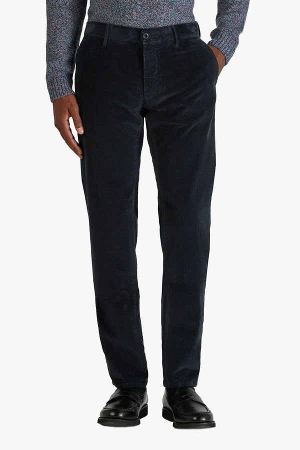 Tapered fit corduroy trousers
