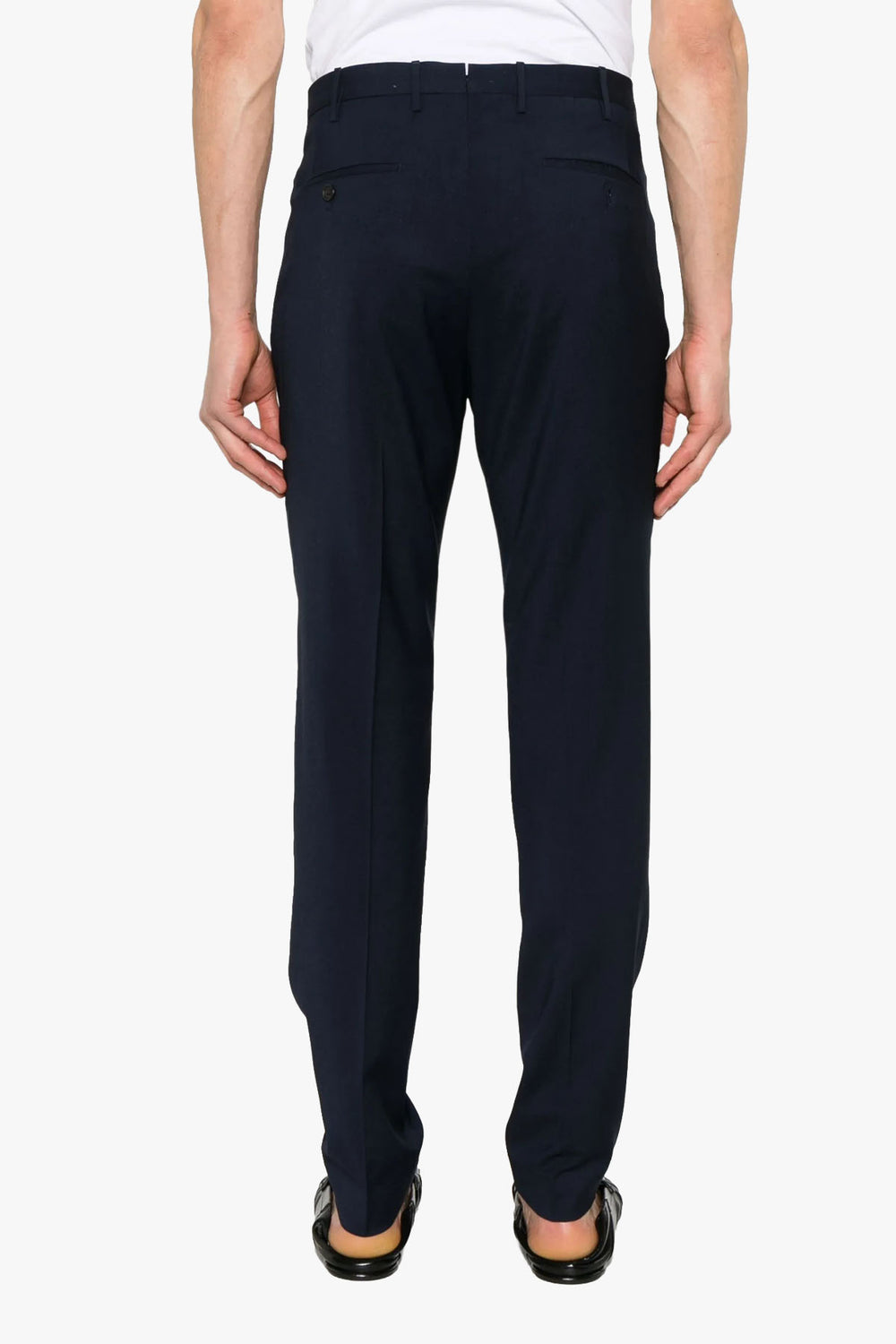 Tapered Fit Wool Trousers