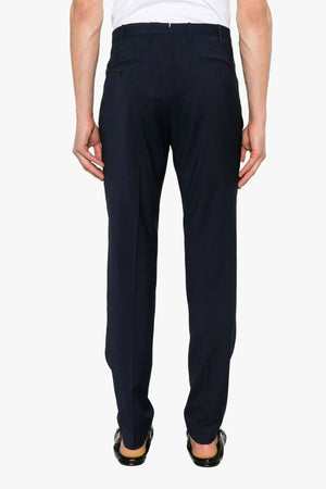 Tapered Fit Wool Trousers