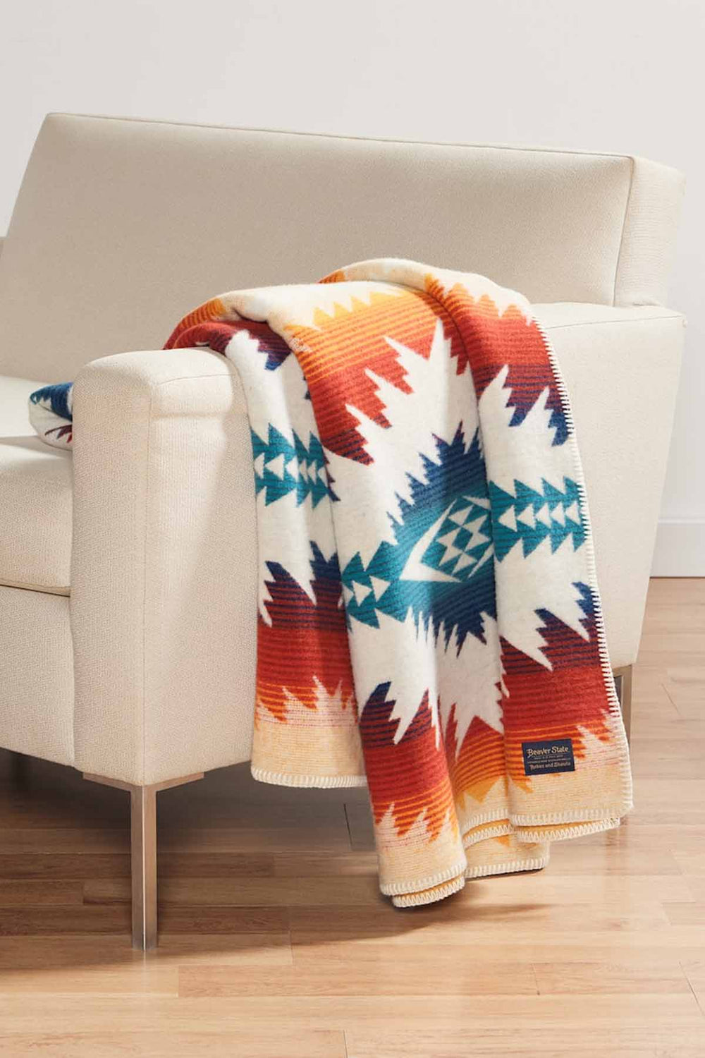 Jacquard Unnapped Wool Robe