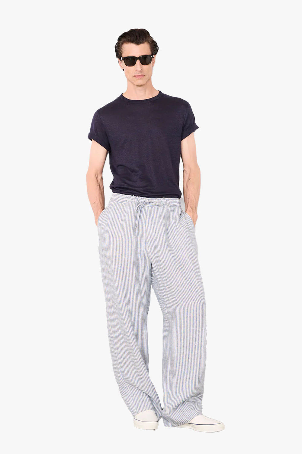 Nilson Stripe Canvas Trousers