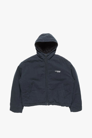 Waxed Jacket With Hood