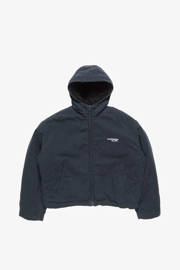 Waxed Jacket With Hood