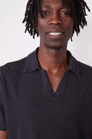 Simon Linen Polo Shirt