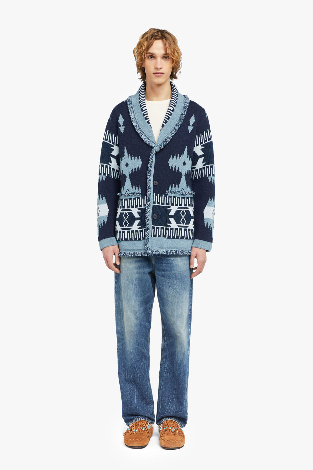 ICON JACQUARD CARDIGAN
