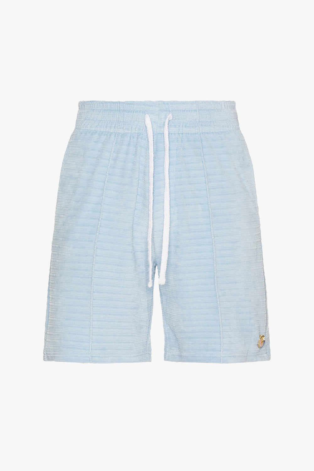 VELOUR PINTUCK SHORTS