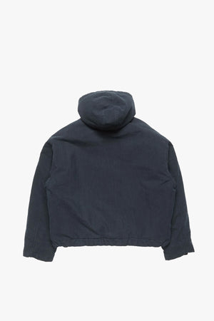 Waxed Jacket With Hood