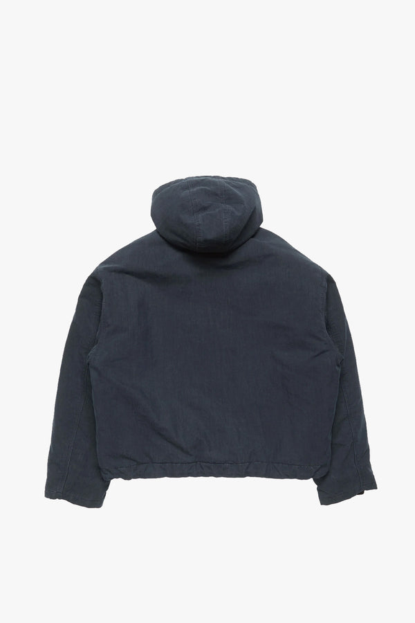 Waxed Jacket With Hood
