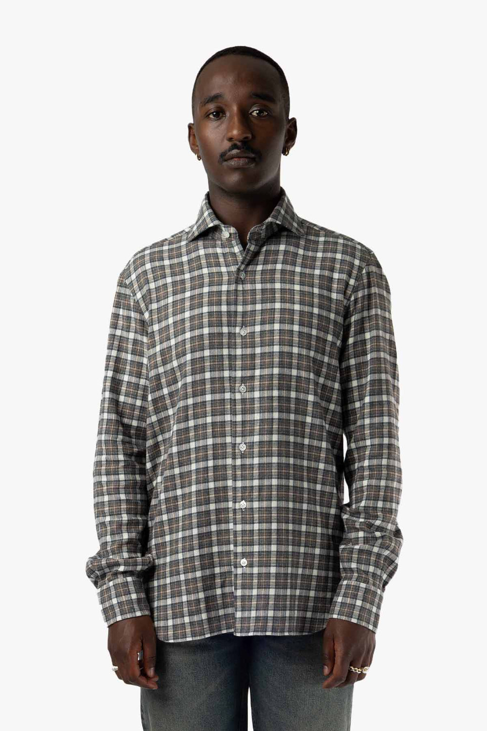 Checked Flannel Shirt