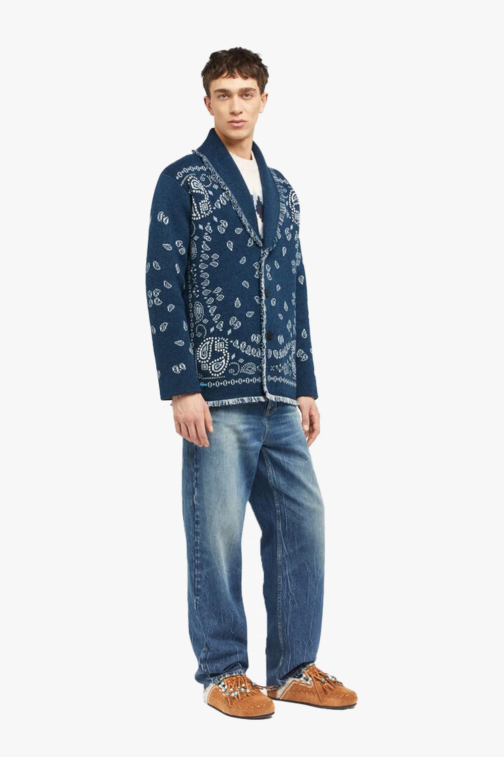 BANDANA JACQUARD CARDIGAN
