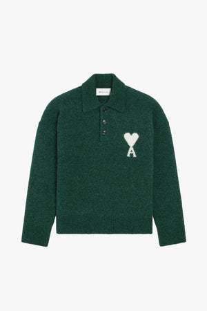AMI DE COEUR ALPACA POLO SWEATER