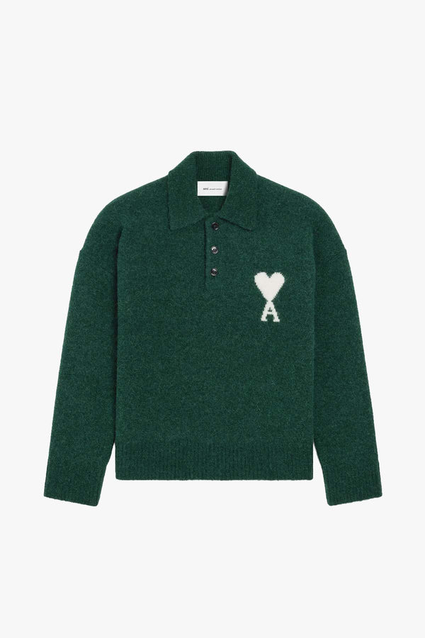 AMI DE COEUR ALPACA POLO SWEATER