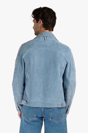 Davis Suede Trucker Jacket