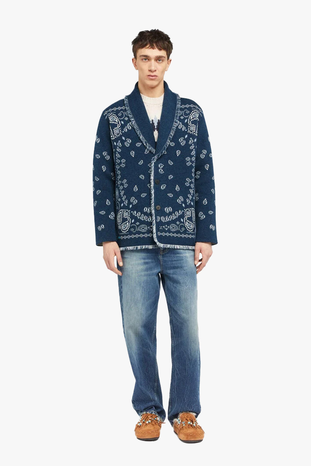 BANDANA JACQUARD CARDIGAN