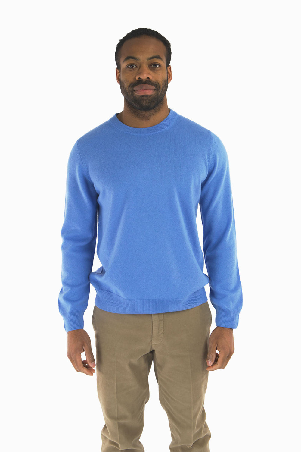 Wool Cashmere Crewneck Sweater