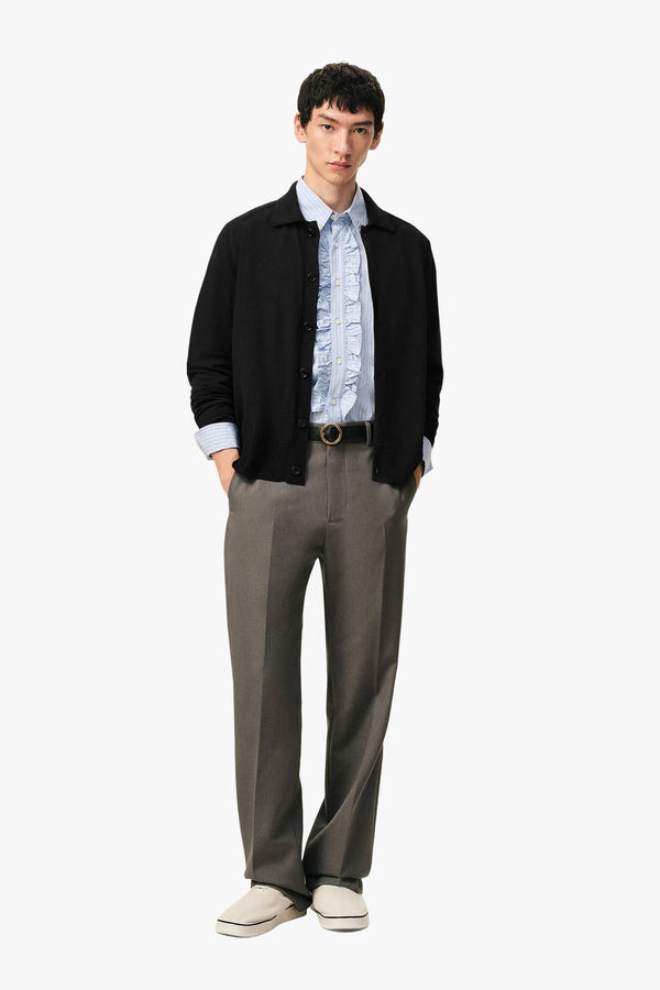 SHIRT COLLAR CARDIGAN