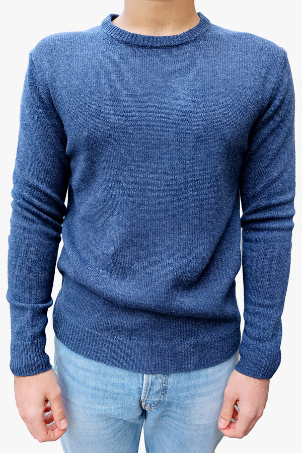 Wool Cashmere Crewneck Sweater