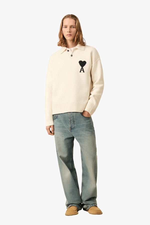 AMI DE COEUR POLO SWEATER