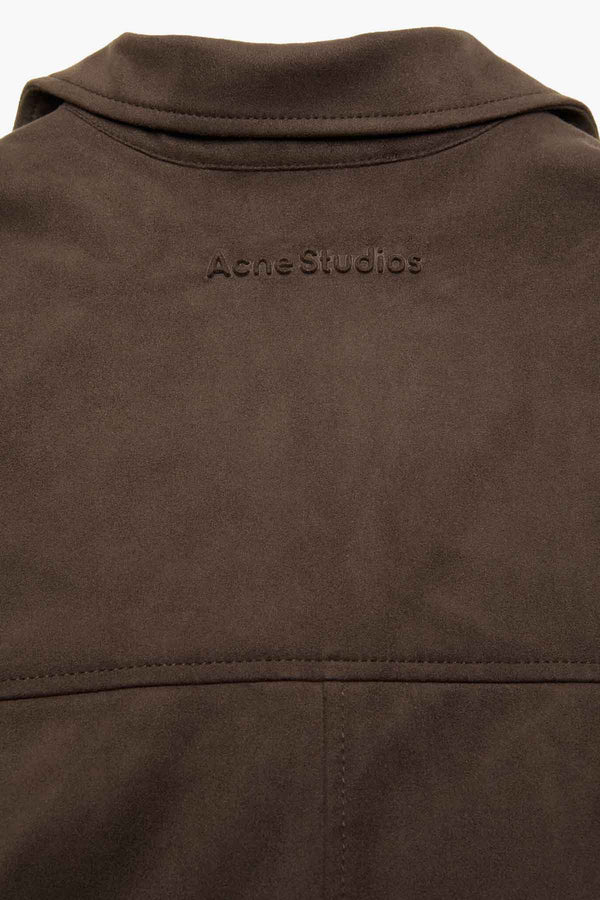 Faux Suede Overshirt