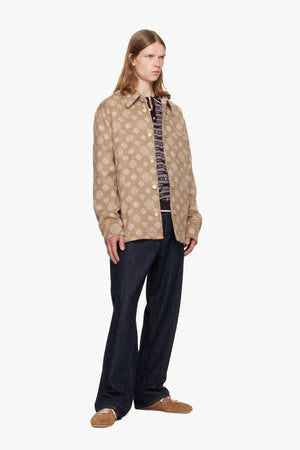 MONOGRAM WOOL OVERSHIRT