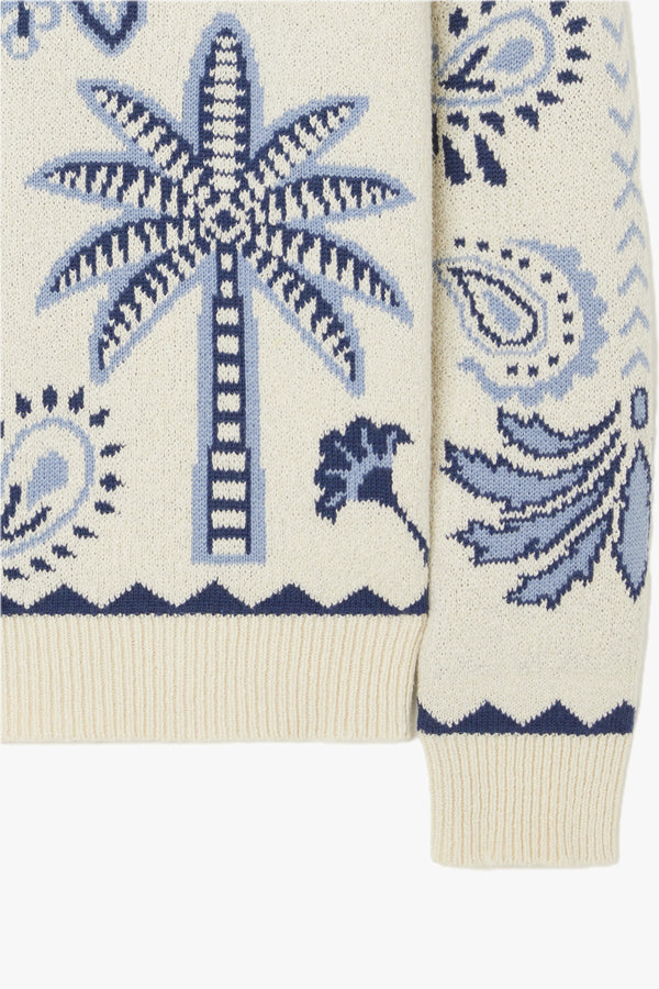 WILD WONDER FOULARD SWEATER