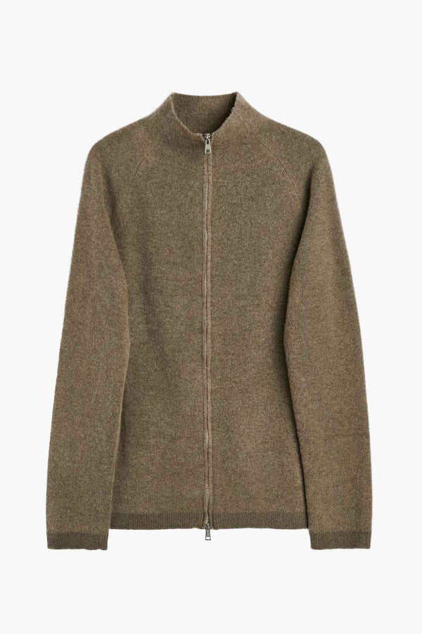 Line Zip Cardigan