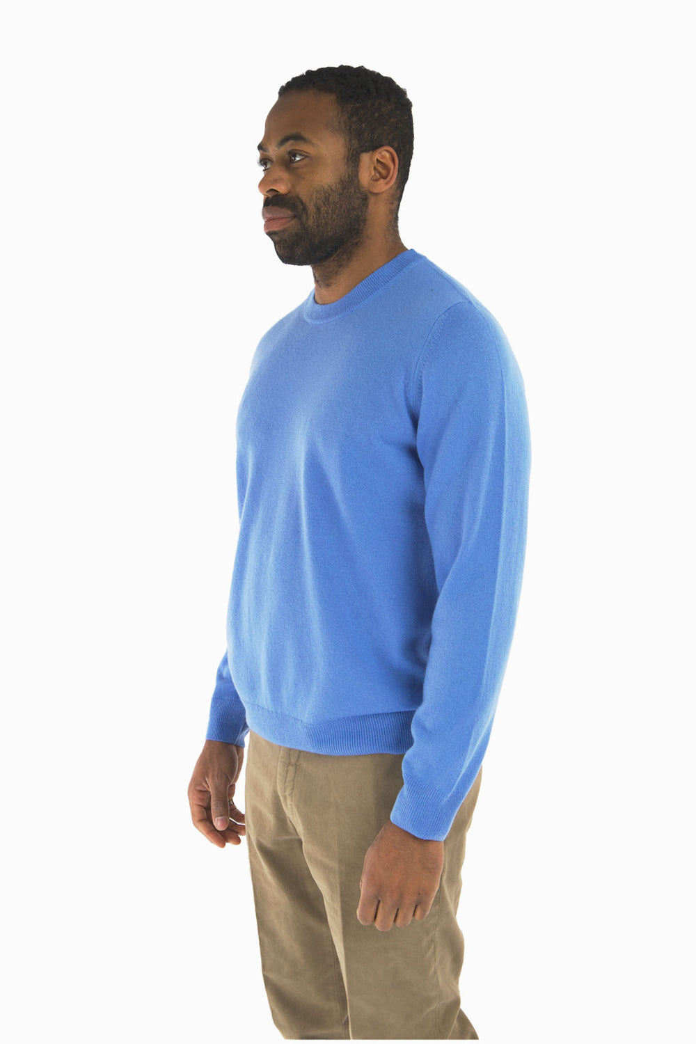 Wool Cashmere Crewneck Sweater