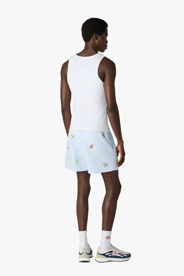 PRINTED SWIM SHORTS