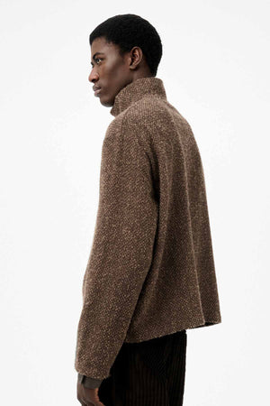 Shrunken Fullzip Wool Polo