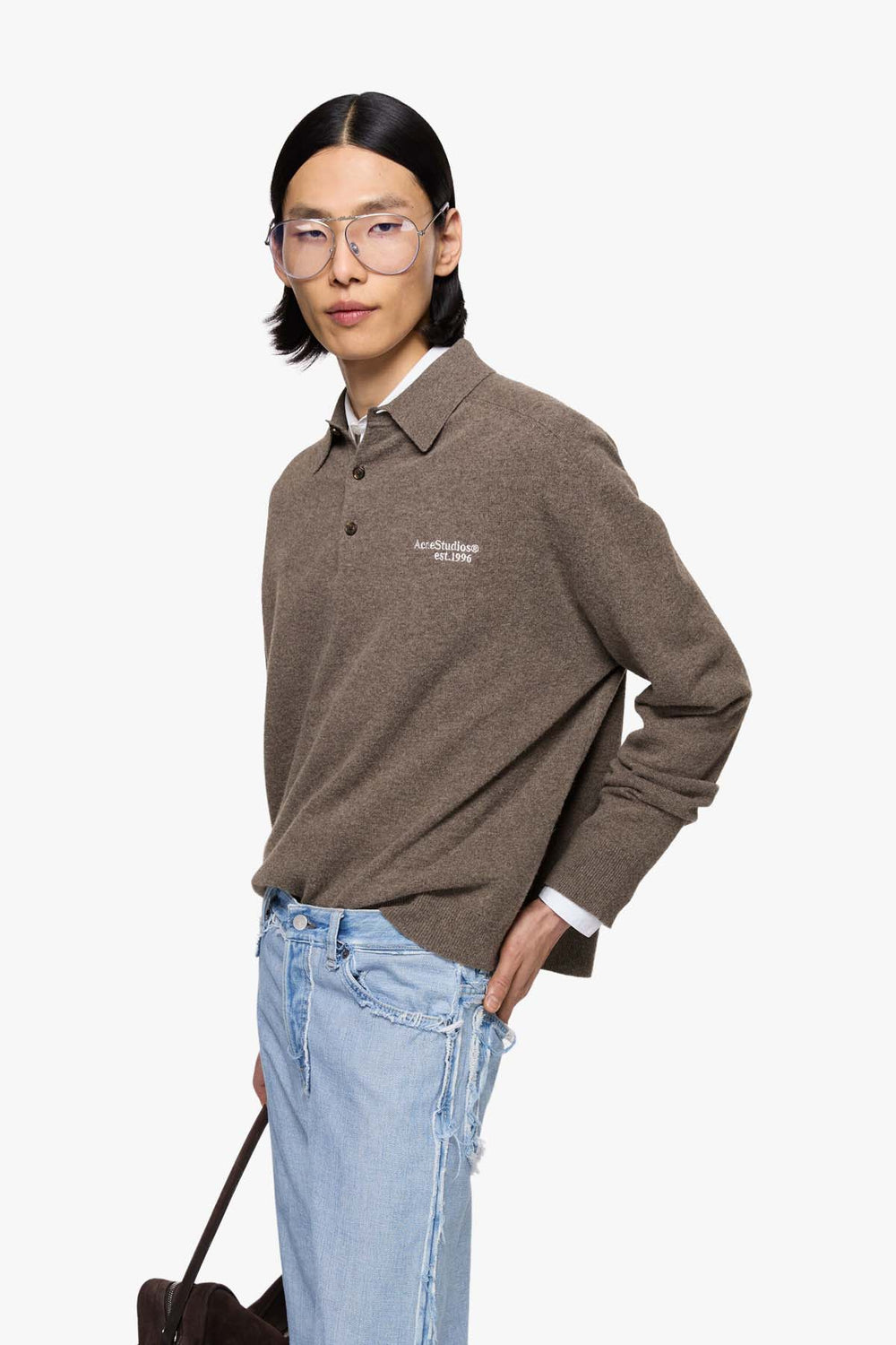 Wool Knit Polo