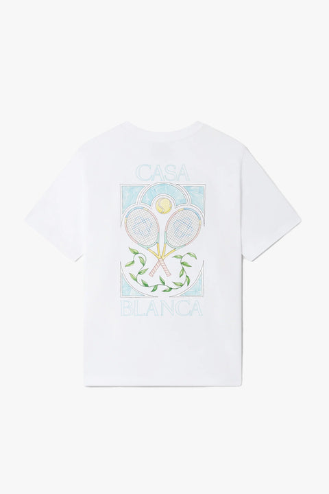 TENNIS PASTELLE PRINTED T-SHIRT