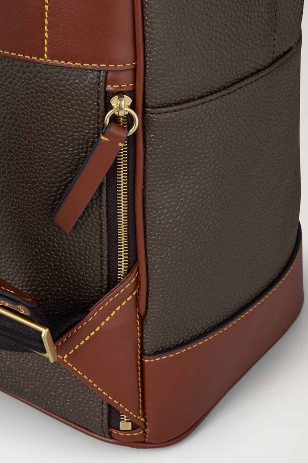 HERITAGE ZIPPED BACKPACK SCOTCHGRAIN
