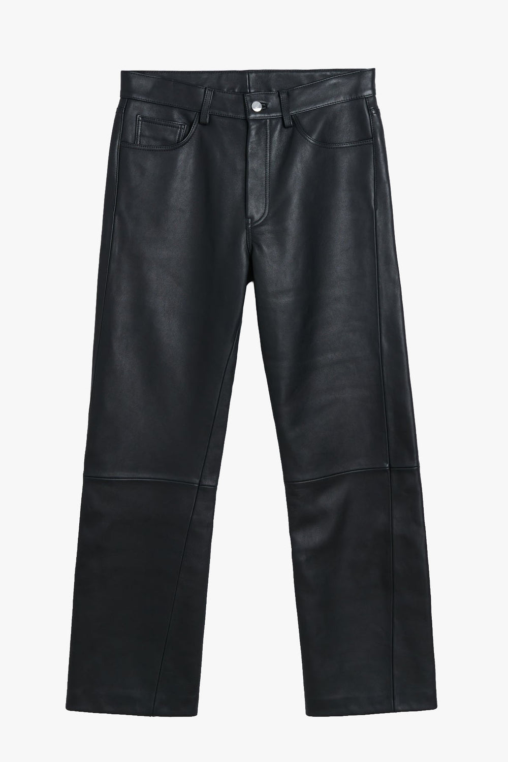 Straight Twist Leather Pant