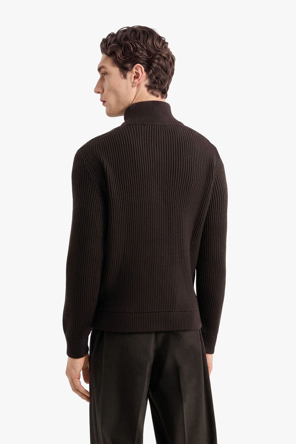 Wool Cable Heavy Full Zip