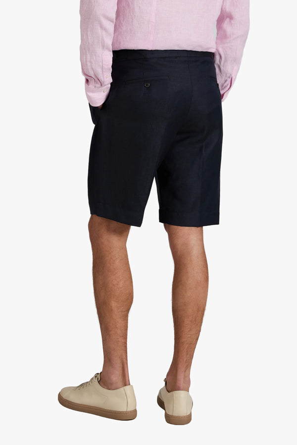 Regular Fit Pleated Shorts