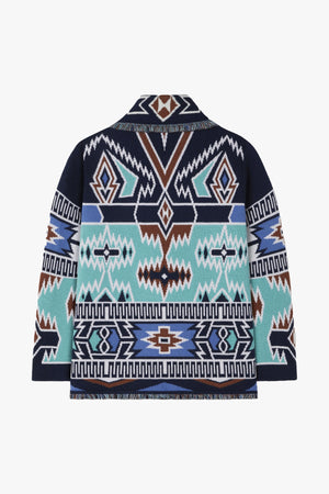 GEOMETRIC ROOTS CARDIGAN