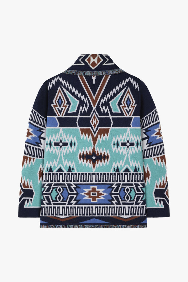 GEOMETRIC ROOTS CARDIGAN