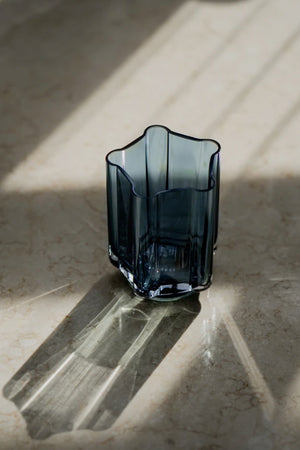 Small Funky Light Rounded Vase