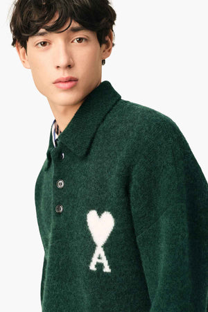 AMI DE COEUR ALPACA POLO SWEATER